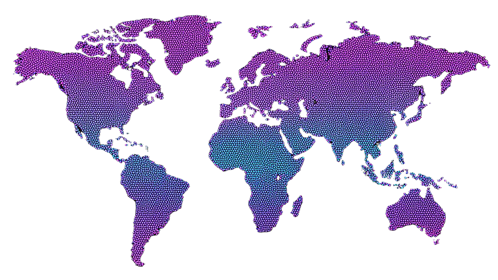 Svetová mapa — pôsobnosť Technology Partner